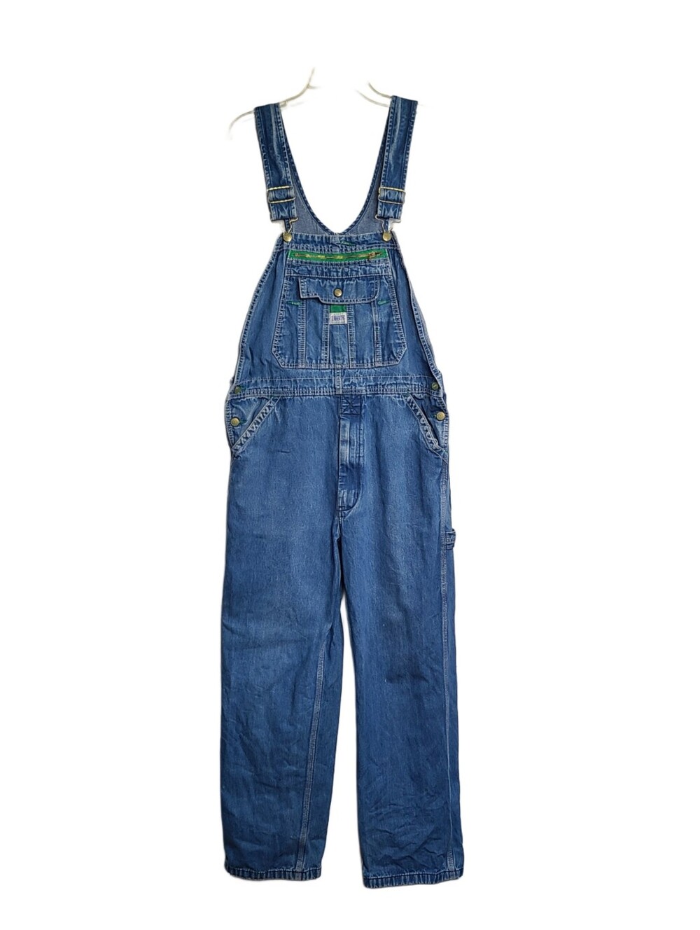 Liberty Overalls Bib 34x30 Denim Carpenter Farm Worker Bibbed Jeans